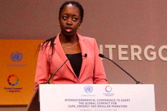 ministre des Affaires étrangères et de la Coopération internationale Kamissa Camara