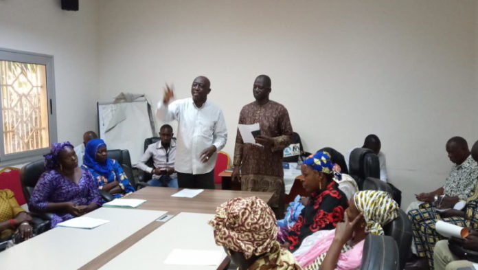 Une image lors de la reunion du lancement du projet redevabilité publique et participation des femmes au Mali (RPPFM)