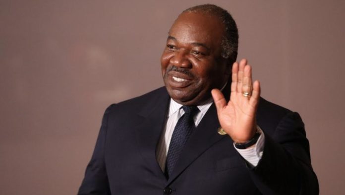 Le président gabonais Ali Bongo lors d'un sommet des BRICS à Johannesbourg