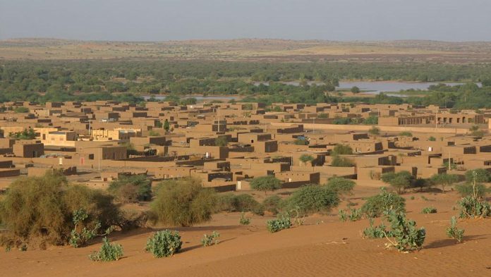 La ville de Ménaka, dans le nord du Mali.