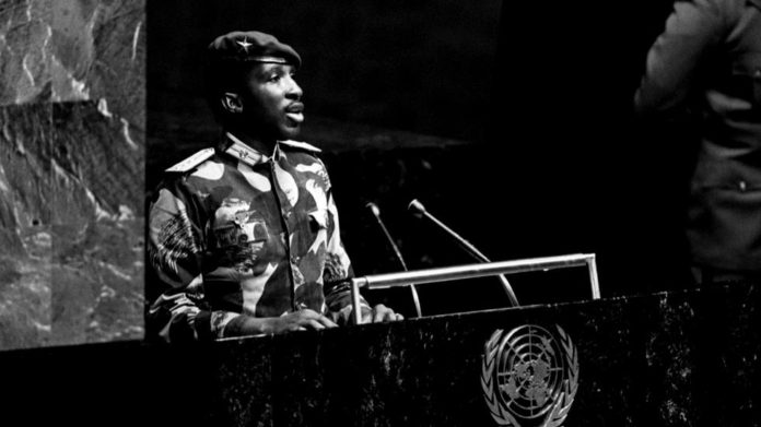 Thomas Sankara à la tribune de l'ONU