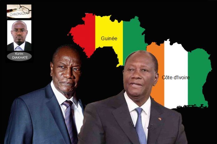 Alpha Condé et Alassane Ouattara