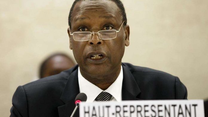 © AP Photo/Keystone, Salvatore Di Nolfi L'ancien président burundais, Pierre Buyoya, au siège européen des Nations unies à Genève le 1er avril 2015.