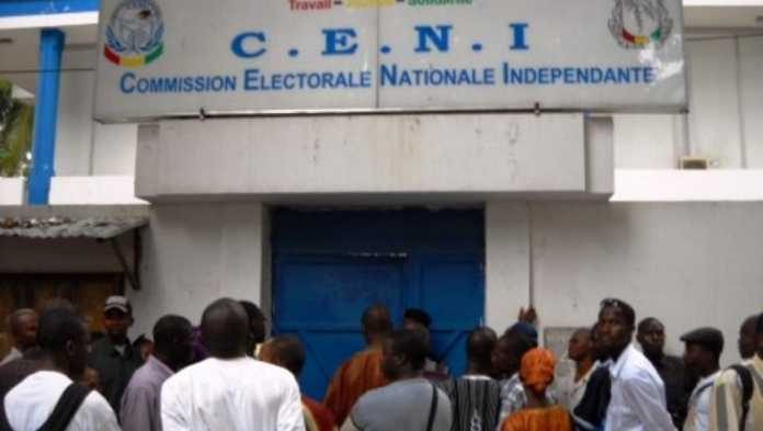 Le siège de la Céni, chargée de l'organisation des élections, à Conakry, en Guinée. DR