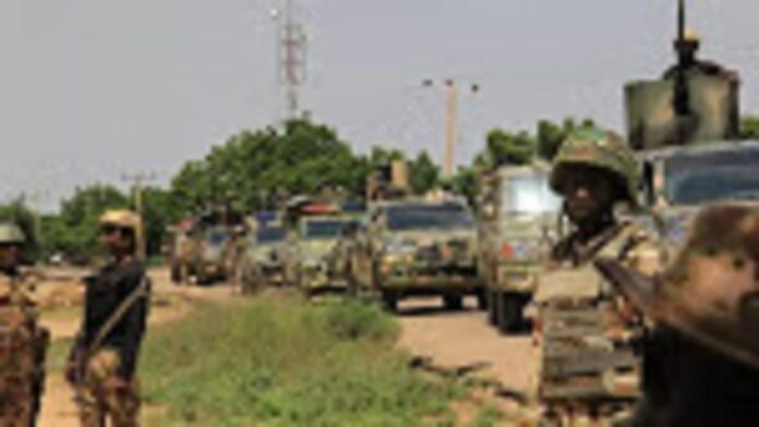 Des soldats nigérians en patrouille, le 12 octobre 2019 (image d'illustration).