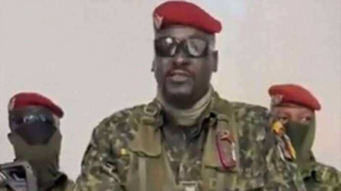 Le colonel Doumbouya est à la tête des putschistes qui ont mené le coup d'Etat en Guinée, le 5 septembre 2021.