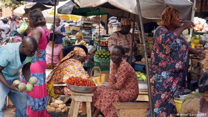 Un-marche de Ouagadougou.