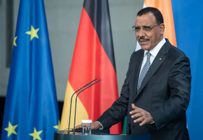 © Bernd von Jutrczenka Le président nigérien Mohamed Bazoum à Berlin le 8 juillet 2021